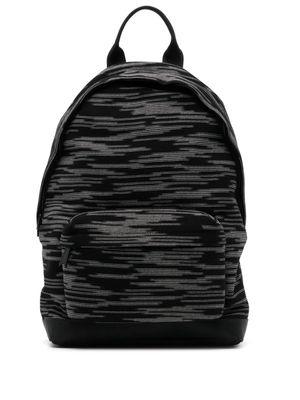 Missoni space-dyed slub-texture backpack - Black