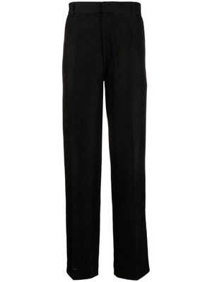 Missoni straight-leg cotton trousers - Black