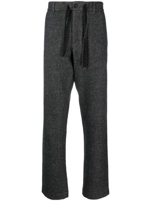 Missoni straight-leg drawstring trousers - Grey