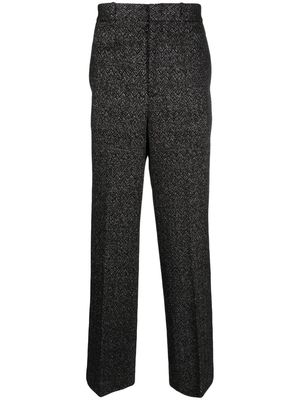 Missoni straight-leg lurex trousers - Black