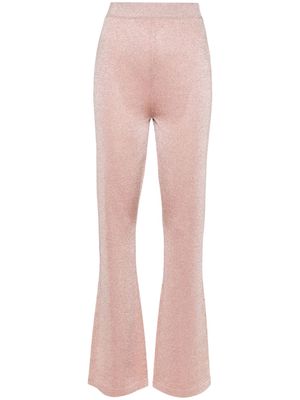 Missoni straight-leg Lurex trousers - Pink
