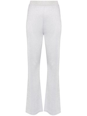 Missoni straight-leg Lurex trousers - Silver