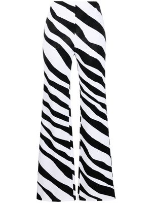 Missoni stripe-print high-waisted trousers - Black