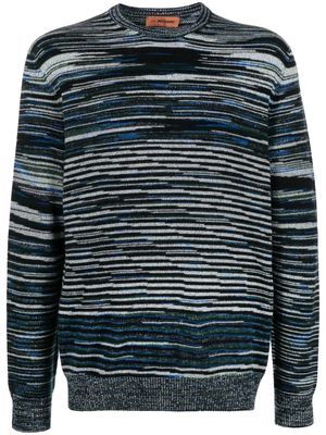 Missoni striped cashmere jumper - Blue