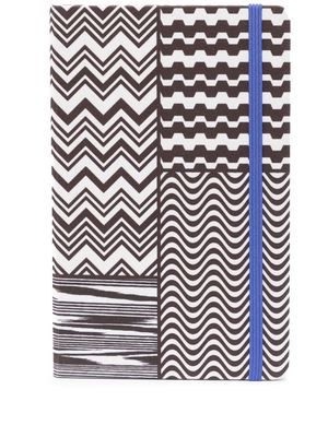 Missoni x Moleskin® Weekly zigzag-print notebook - White