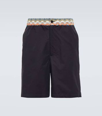 Missoni Zig Zag cotton-blend shorts