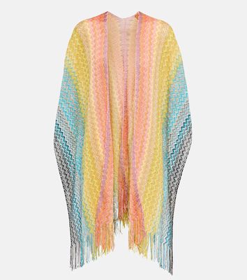 Missoni Zig-zag knit cape