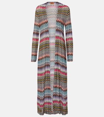 Missoni Zig Zag lamé cardigan