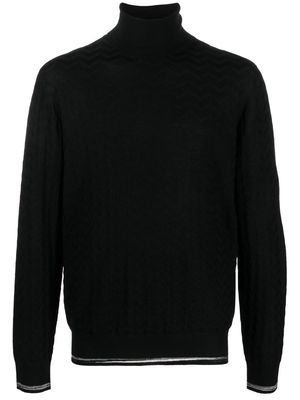 Missoni zig-zag texture jumper - Black