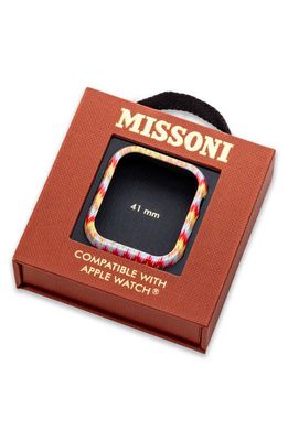 Missoni Zigzag 41mm Apple Watch® Cover in Multi Red
