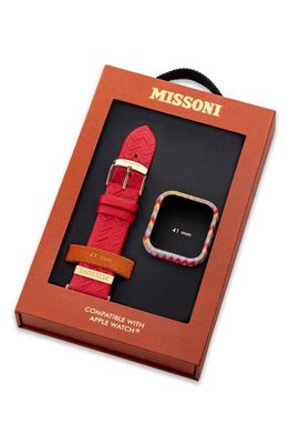 Missoni Zigzag 41mm Apple Watch® Gift Set in Red