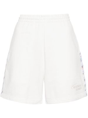 Missoni zigzag-detailed cotton shorts - White