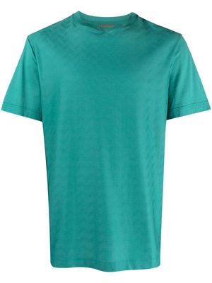 Missoni zigzag-jacquard T-shirt - Green