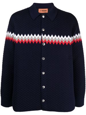 Missoni Zigzag knitted shirt - Blue