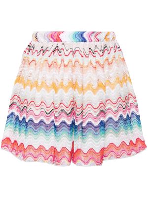 Missoni zigzag lurex shorts - Multicolour