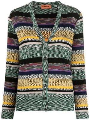 Missoni zigzag-pattern striped cardigan - Multicolour