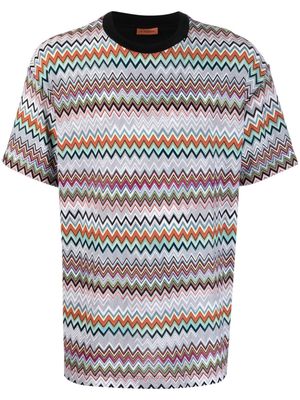 Missoni zigzag-pattern T-shirt - Blue