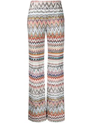 Missoni zigzag-pattern trousers - Neutrals