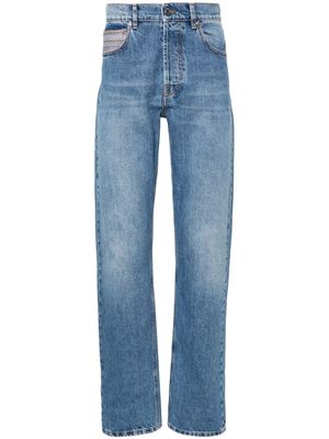 Missoni zigzag-pocket straight jeans - Blue