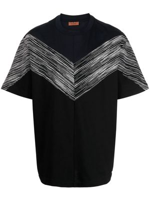 Missoni zigzag-print cotton T-shirt - Black