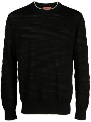 Missoni zigzag print jumper - Black