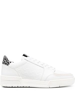 Missoni zigzag-print low-top sneakers - White