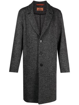 Missoni Zigzag single-breasted wool coat - Grey