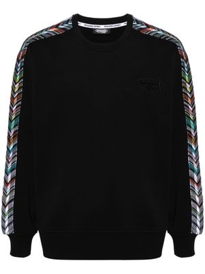 Missoni zigzag-woven detail sweatshirt - Black