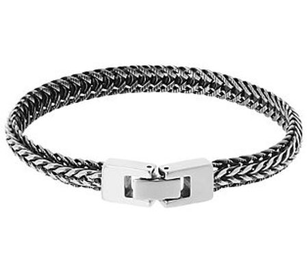 Mistero For Him Flat Spiga Link Bracelet