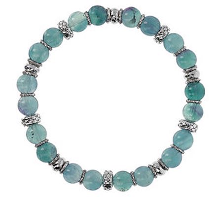 MISTERO FOR HIM Fluorite Stretch Bracelet