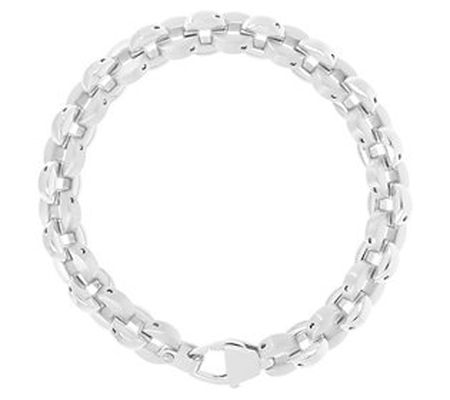 Mistero For Him Polished & Satin Link Bracelet