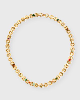Mistral Necklace with Gemstones