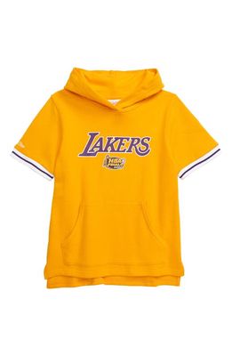 Mitchell & Ness Los Angeles Lakers French Terry Hoodie in Yellow