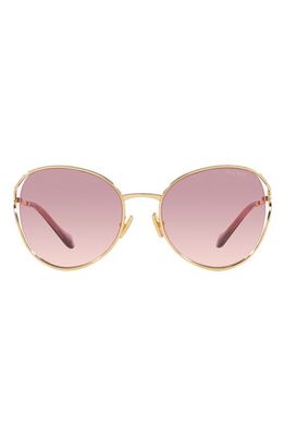 Miu Miu 58mm Gradient Phantos Sunglasses in Gold/Rose