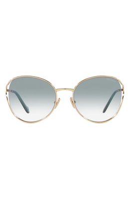 Miu Miu 58mm Gradient Phantos Sunglasses in Pale Gold