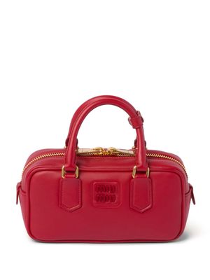 Miu Miu Arcadie leather tote bag - Red