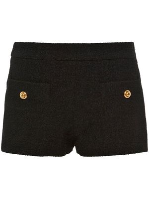 Miu Miu bouclé mini shorts - Black