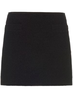 Miu Miu bouclé tweed mini skirt - Black