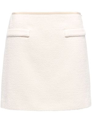 Miu Miu bouclé tweed mini skirt - Neutrals