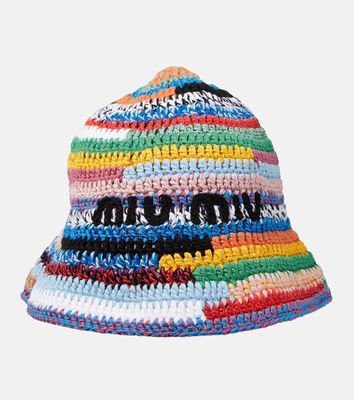 Miu Miu Crochet bucket hat