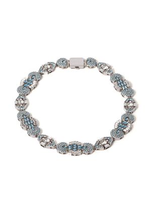 Miu Miu crystal-embellished choker necklace - Blue