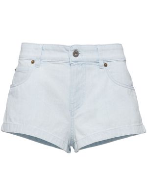 Miu Miu denim mini shorts - F0076 LIGHT BLUE