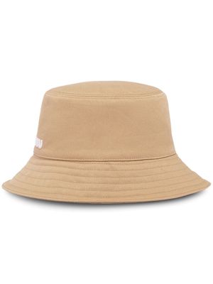 Miu Miu Drill bucket hat - Neutrals