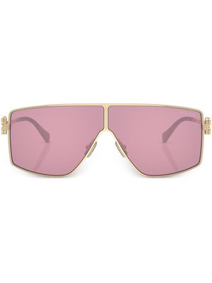 Miu Miu Eyewear oversize-frame tinted sunglasses - Gold