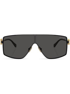 Miu Miu Eyewear shield-frame sunglasses - Black
