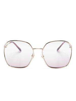 Miu Miu Eyewear square-frame gradient-lenses sunglasses - Silver