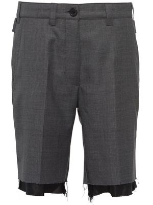 Miu Miu Grisaille tailored bermuda shorts - Grey