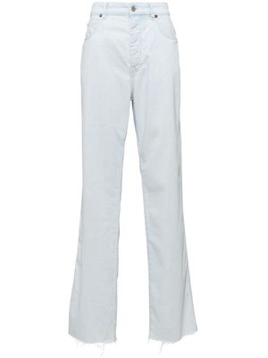 Miu Miu high-waisted wide-leg jeans - Blue