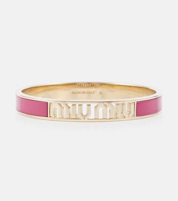 Miu Miu Logo enameled bracelet
