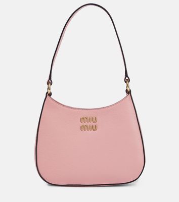 Miu Miu Madras leather shoulder bag